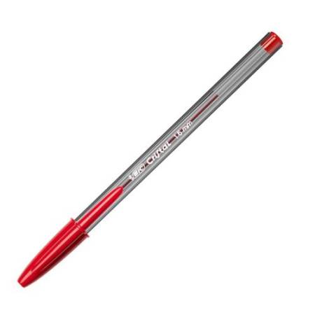 Penna sfera Cristal Large - punta 1,6 mm - rosso - Bic - conf. 50 pezzi