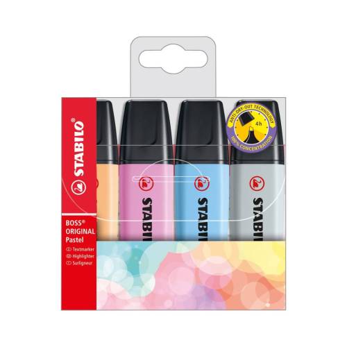 Evidenziatore Stabilo Boss Pastel -...