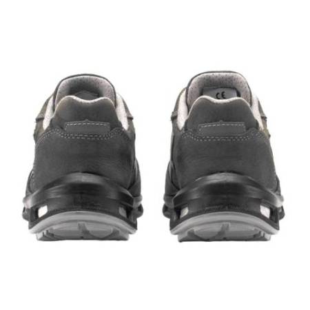 Calzatura di sicurezza Kick S3 - pelle nabuk naturale - taglia 46 - grigio - U-Power