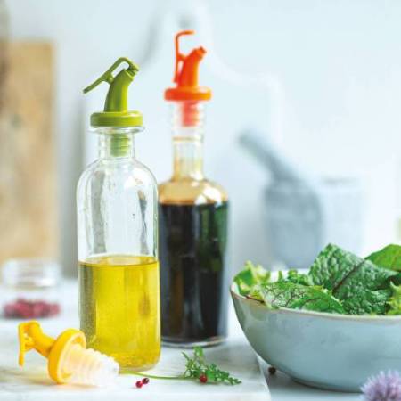 Tappi olio/aceto salvagoccia - Perfetto - set 2 pezzi