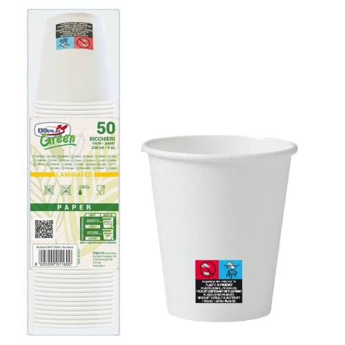 Bicchieri in carta - 250 ml - con...