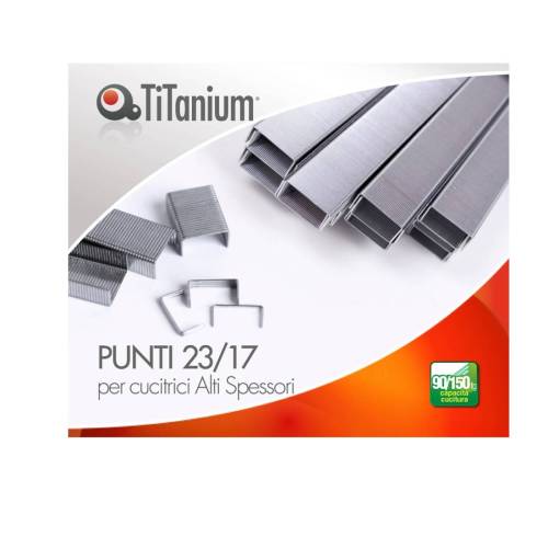 Punti metallici 23/17 - TiTanium -...