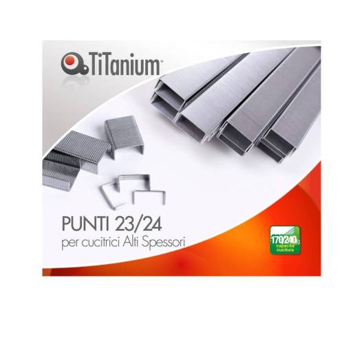 Punti metallici 23/24 - TiTanium -...