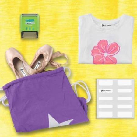 Kit Timbra&Attacca - per stampa su tessuti/etichette - Trodat