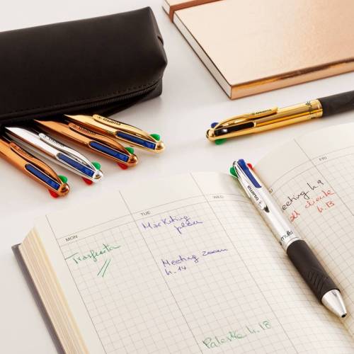 Astuccio penne a sfera Chrome - punta...