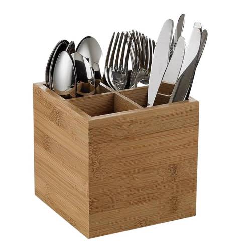 Portaposate - in bamboo - 15x15x15 cm...