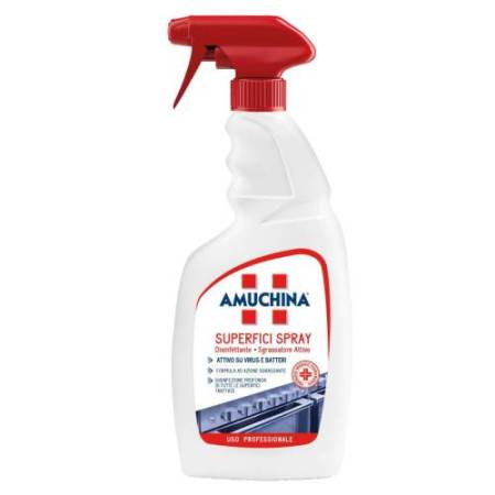 Superifici Spray Multiuso battericida e virucida - 750 ml - Amuchina Professional