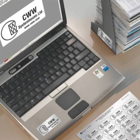 Etichette adesive L6133 - in poliestere - laser - permanenti - 70 x 37 mm - 24 et/fg - 20 fogli - argento - Avery