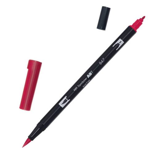 Pennarello Dual Brush 847 - crimson -...