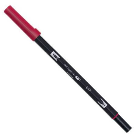 Pennarello Dual Brush 847 - crimson - Tombow