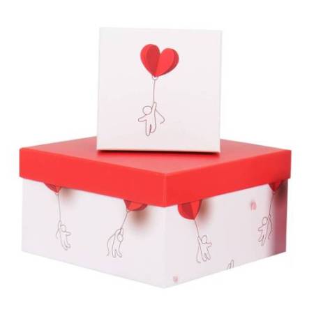 Set scatole regalo - dimensioni assortite - fantasia Charmed - conf. 6 pezzi