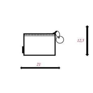 Busta con zip Bubble - 21,5... 2