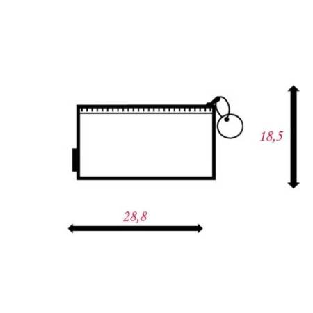 Busta con zip Bubble - 22,8 x 18,5 cm - EVA - colori pastello assortiti - Sei Rota