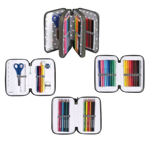 Astuccio Colors 3 zip - 13 x 20 x 7,5...