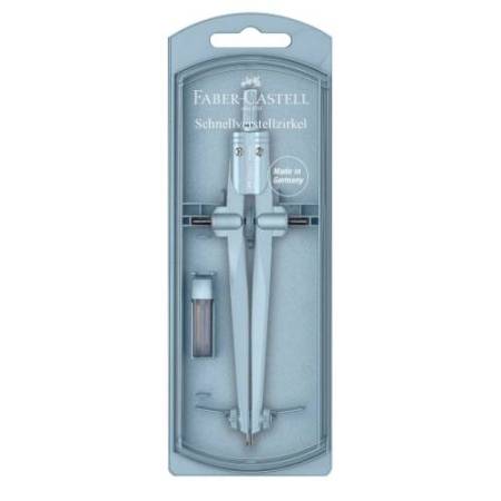 Compasso Quick Stream - colori assortiti - Faber Castell - expo 15 pezzi