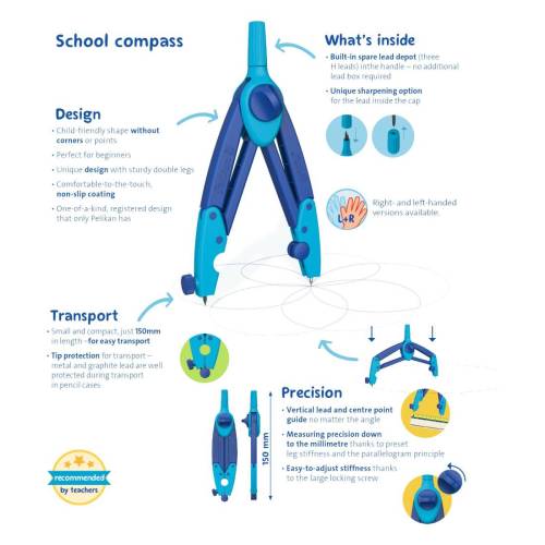 Compasso Griffix - colori assortiti -...