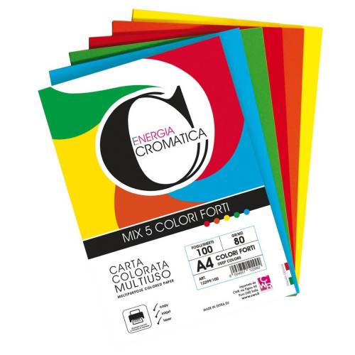 Risma carta Cromatica - A4 - 80 gr -...