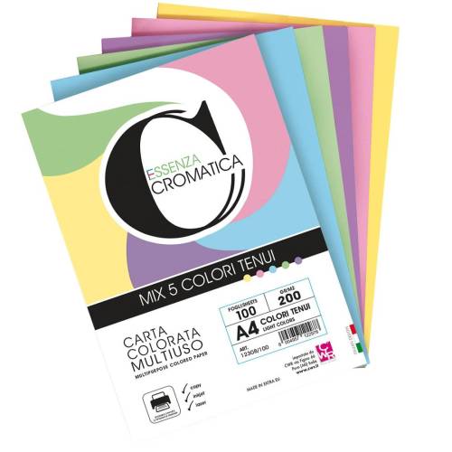 Risma carta Cromatica - A4 - 200 gr -...