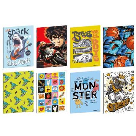 Maxiquaderno Kid Boy - A4 - 1 rigo c/margine - 21 fogli - 80 gr - Blasetti