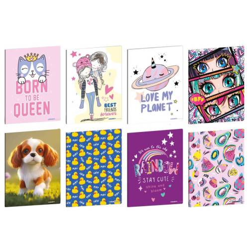 Maxiquaderno Kid Girl - A4 - rigo di...