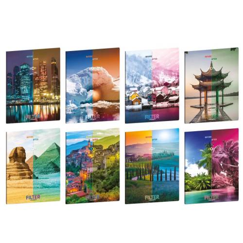 Maxiquaderno Maxi Filter - A4 - 4mm...