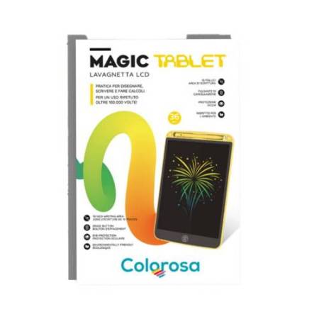 Lavagnetta LCD - 10" - 16,5 x 0,9 x 24,9 cm - colori assortiti - Colorosa