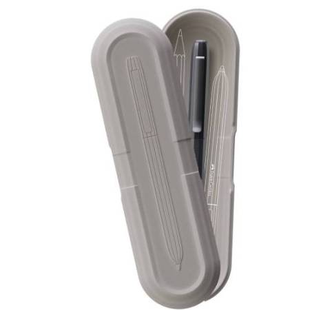 Penna a sfera Avori - punta M - fusto grigio grafite - Faber-Castell