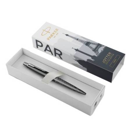 Penna sfera Jotter - Global Icon Paris - punta M - fusto grigio - Parker