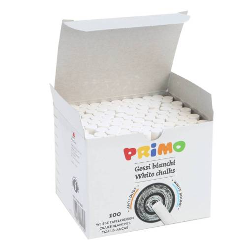 Gessetti tondi - ø 9x80 mm - bianco -...