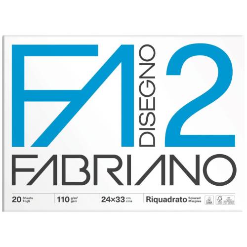 Blocco F2 - 24x33cm - 20 fogli -...