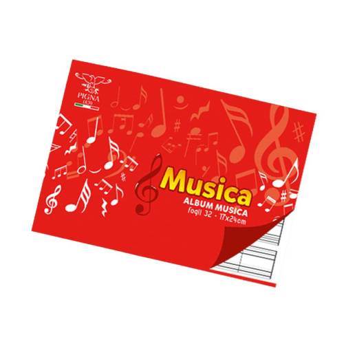 Album Musica - 17x24cm - 16 fogli -...