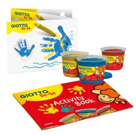 Supercolori a dita - 100 ml  - rosso, blu, giallo - Giotto - conf. 3 pezzi