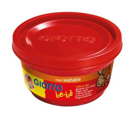 Supercolori a dita - 100 ml  - rosso, blu, giallo - Giotto - conf. 3 pezzi