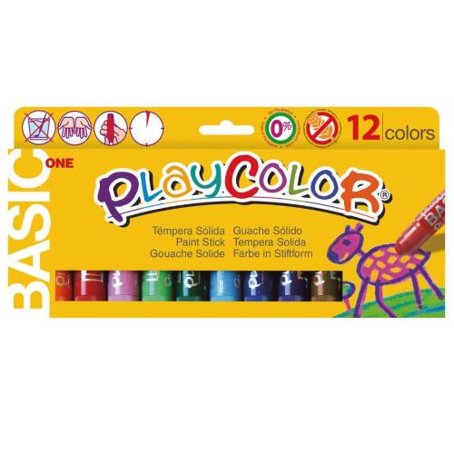 Tempera solida in stick Playcolor -...
