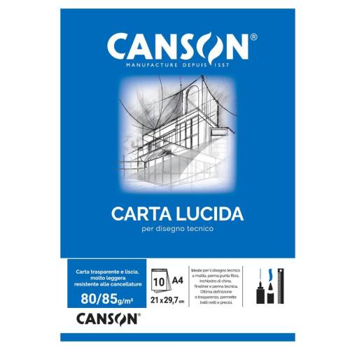 Blocco carta lucida - 210x297mm - 10...