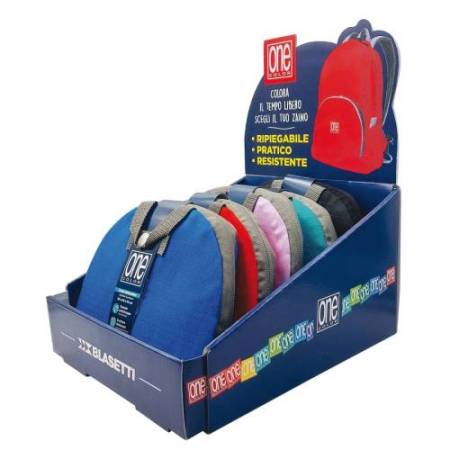 Zainetto ripiegabile 2217 One Color - colori assortiti - Blasetti