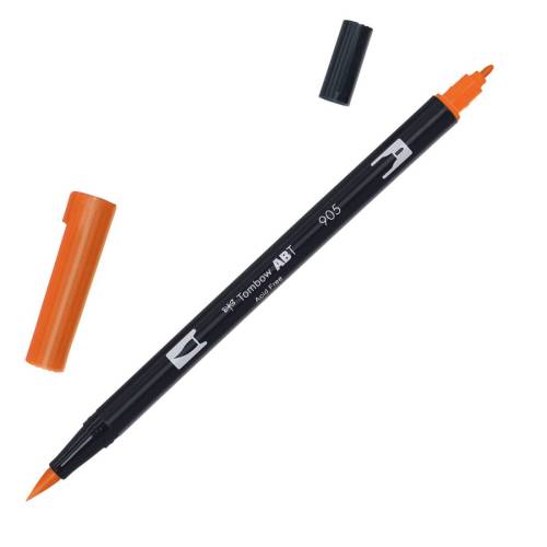 Pennarello Dual Brush N905 - red -...