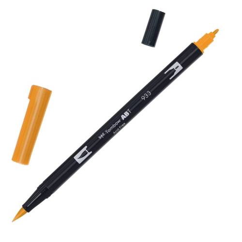 Pennarello Dual Brush N933 - orange -...