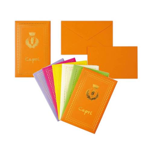 Taschetta 10 biglietti + 10 buste -...