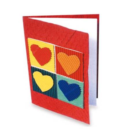 Cartoncino ondulato Cannetè 2200 - 25 x 35 cm - colori assortiti - DECO - conf. 10 fogli