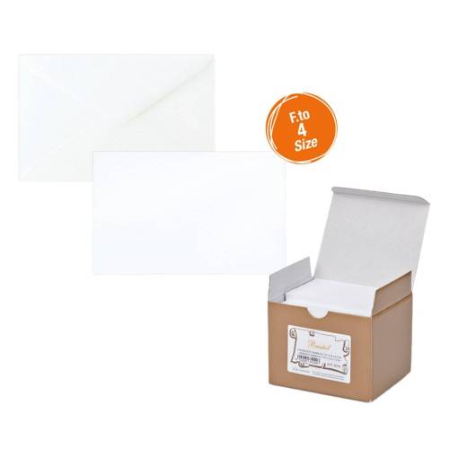 Scatola 100 biglietti + 100 buste -...