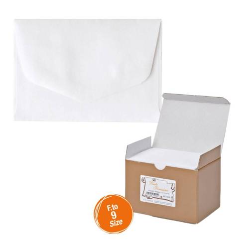 Scatola 100 buste bianche - Bristol -...