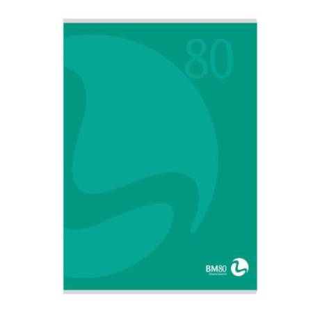 Maxiquaderno Color 80 - A4 - 1 rigo con margine - 80 fogli - 80gr - copertina 250gr - BM