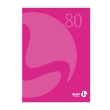 Maxiquaderno Color 80 - A4 - quadretto 4mm con margine - 80 fogli - 80gr - copertina 250gr - BM
