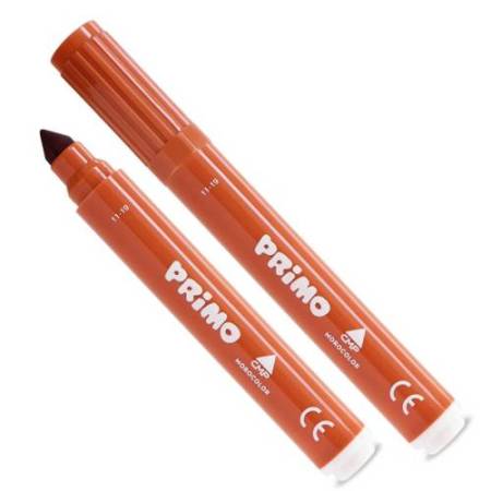 Pennarelli Jumbo - punta ø7,6mm - colori assortiti - Primo - astuccio 12 pezzi