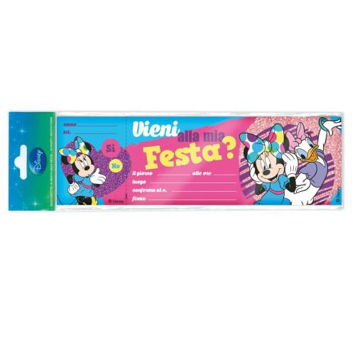 Blocchetto invito alla festa Minnie...