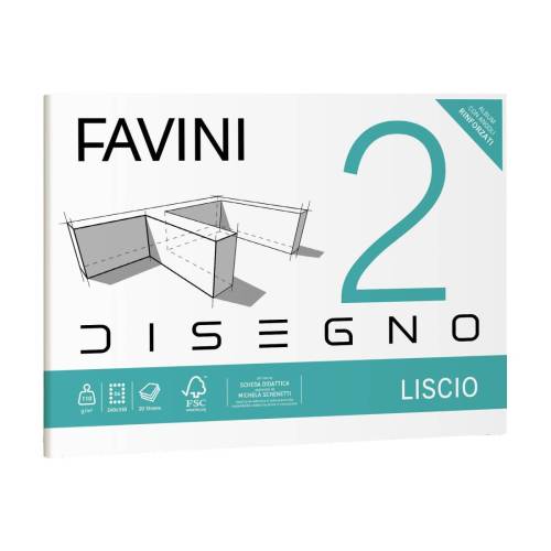 Album Favini 2 - 24x33cm - 110gr - 20...