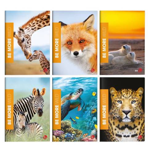 Maxiquaderno Be More Wild - A4 - 36+2...
