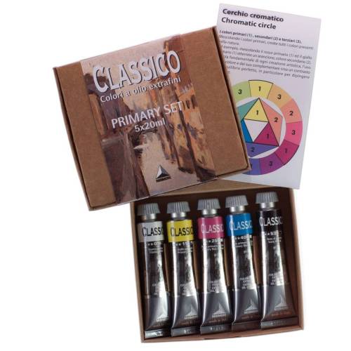 Colori a olio extrafini Primary Set -...