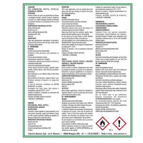 Fissativo spray - 400 ml - Maimeri